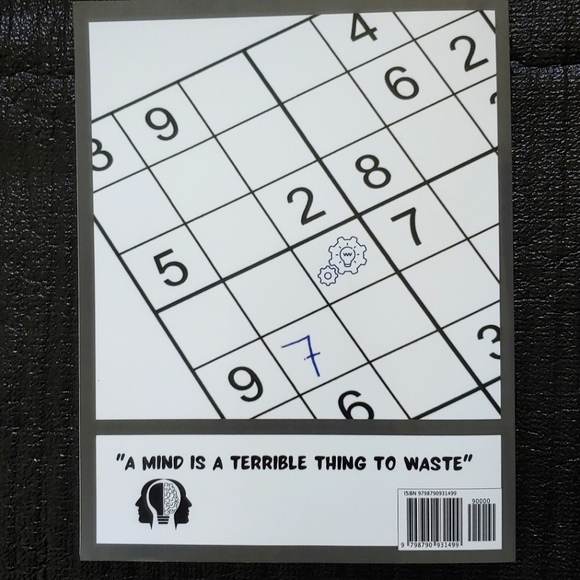 TWO 8x11 - Sudoku games, puzzles. Soft cover books, Brain games.  NEW - Picture 8 of 13